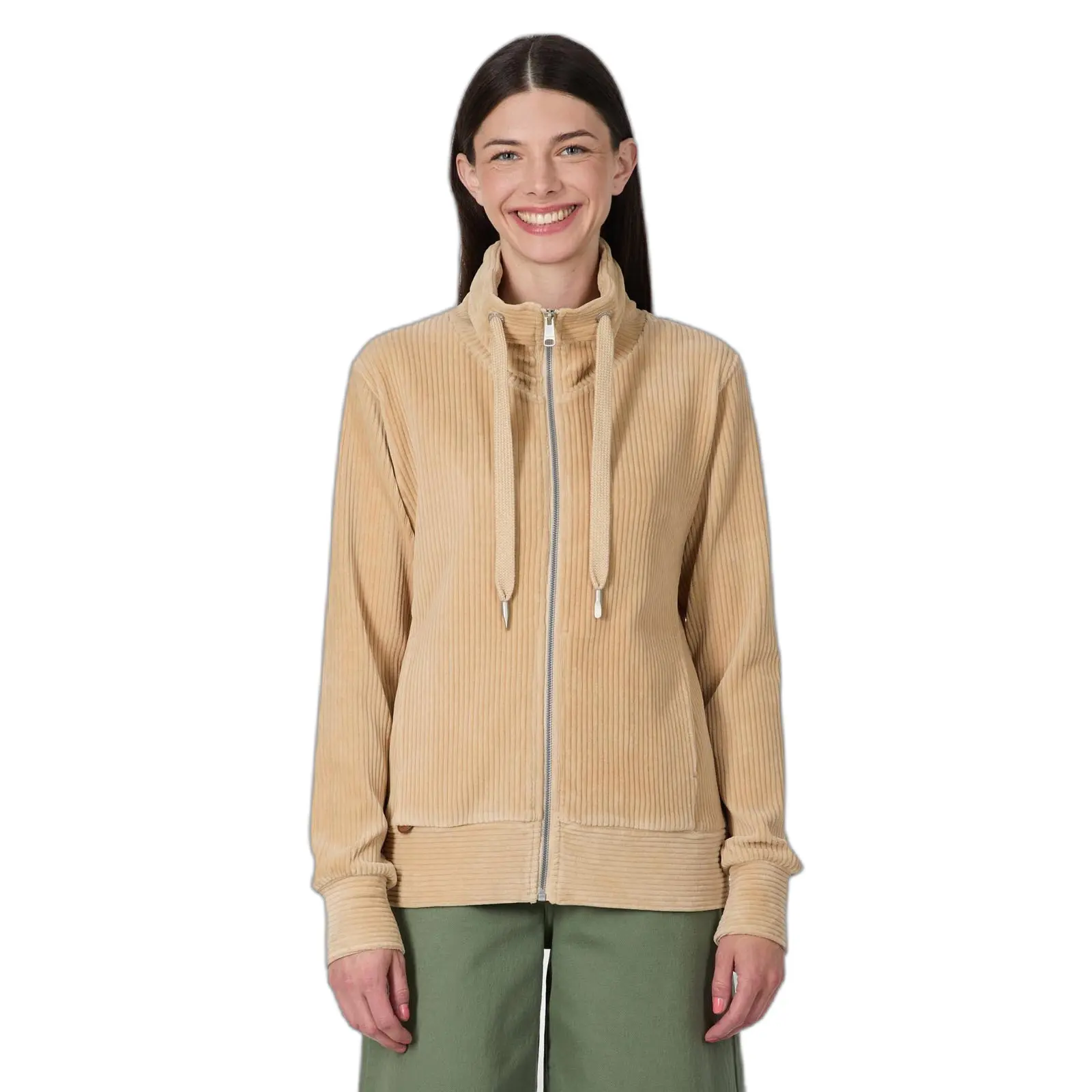 Sweatshirt mit Reißverschluss, Damen Ragwear Ronette Cordy