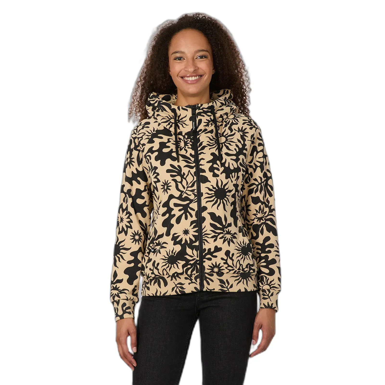 Damen Zip-Hoodie mit Print Ragwear Fllawia