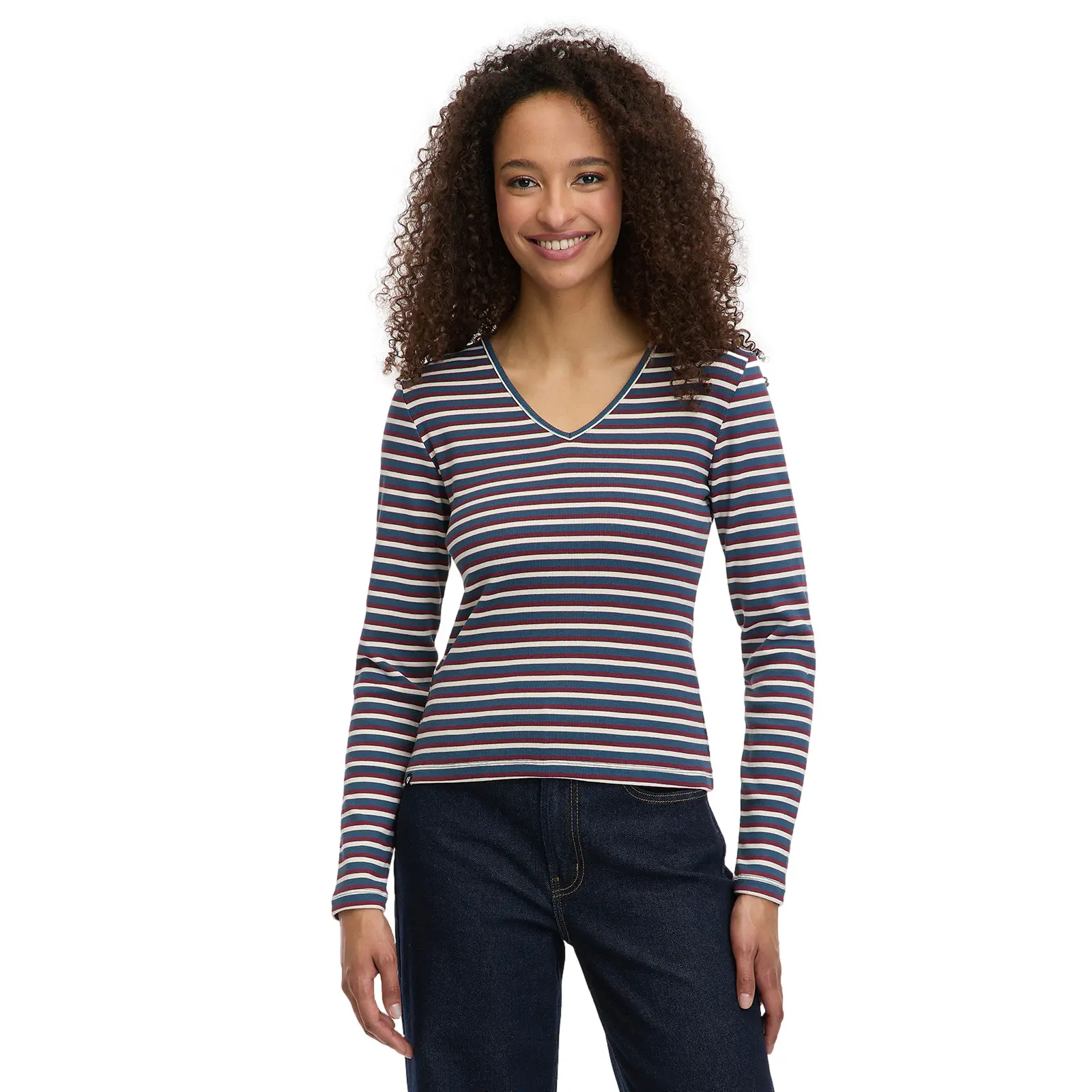 Langarmshirt Ragwear Janewe Stripes
