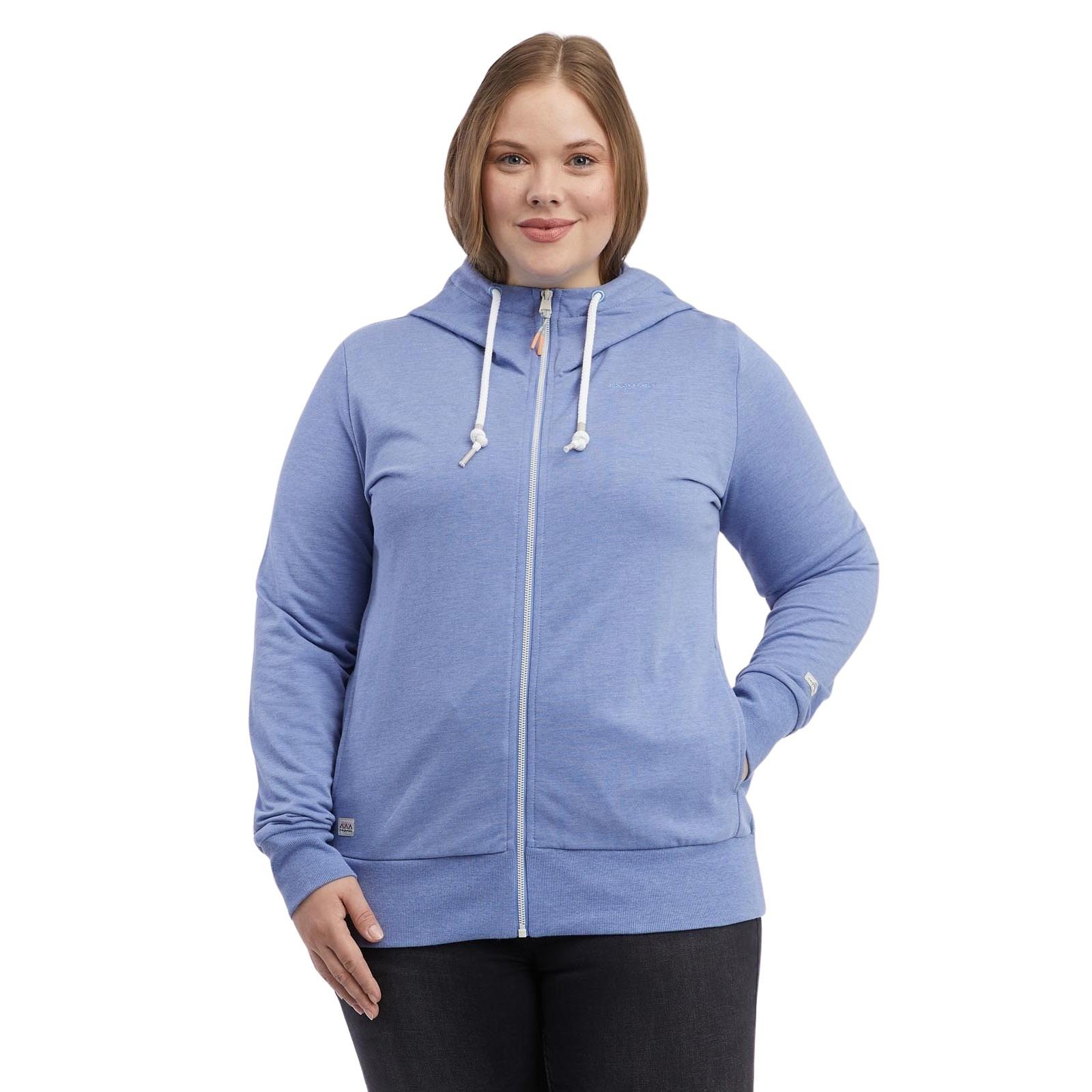 4064601953055 - Sweatshirt mit Reißverschluss und Kapuze Damen Paya Plus