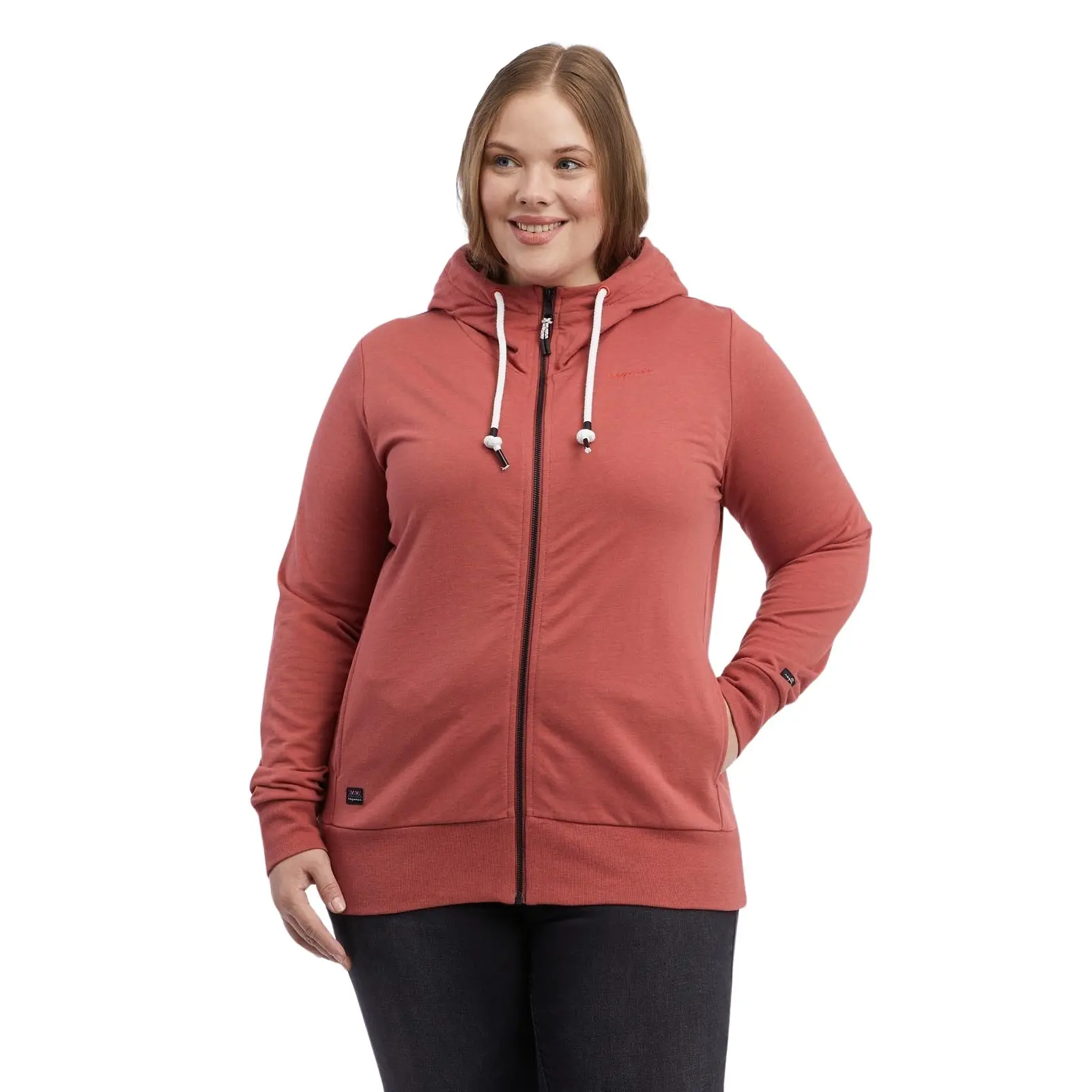 4064601953086 - Sweatshirt mit Reißverschluss und Kapuze Damen Paya Plus