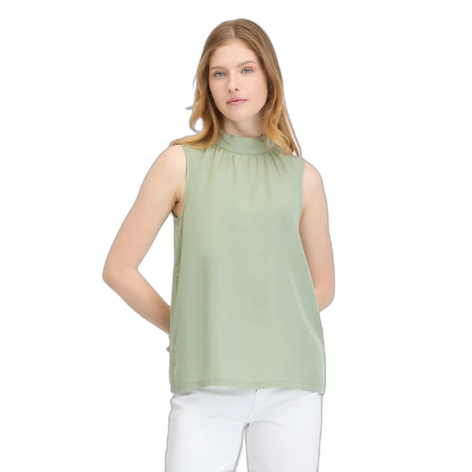 4252018554136 - Ärmellose Bluse für Damen Angyc