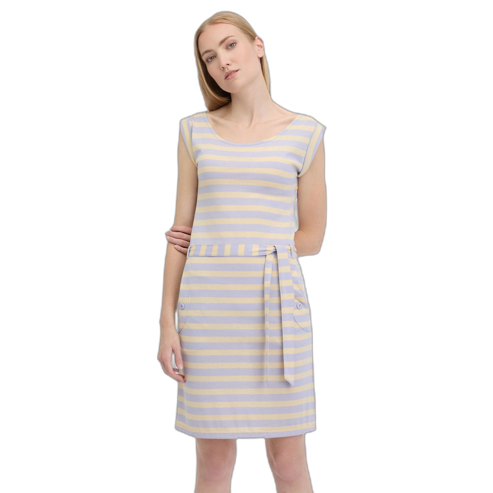 4252018558820 - Gestreiftes T-Shirt-Kleid für Frauen Tagg