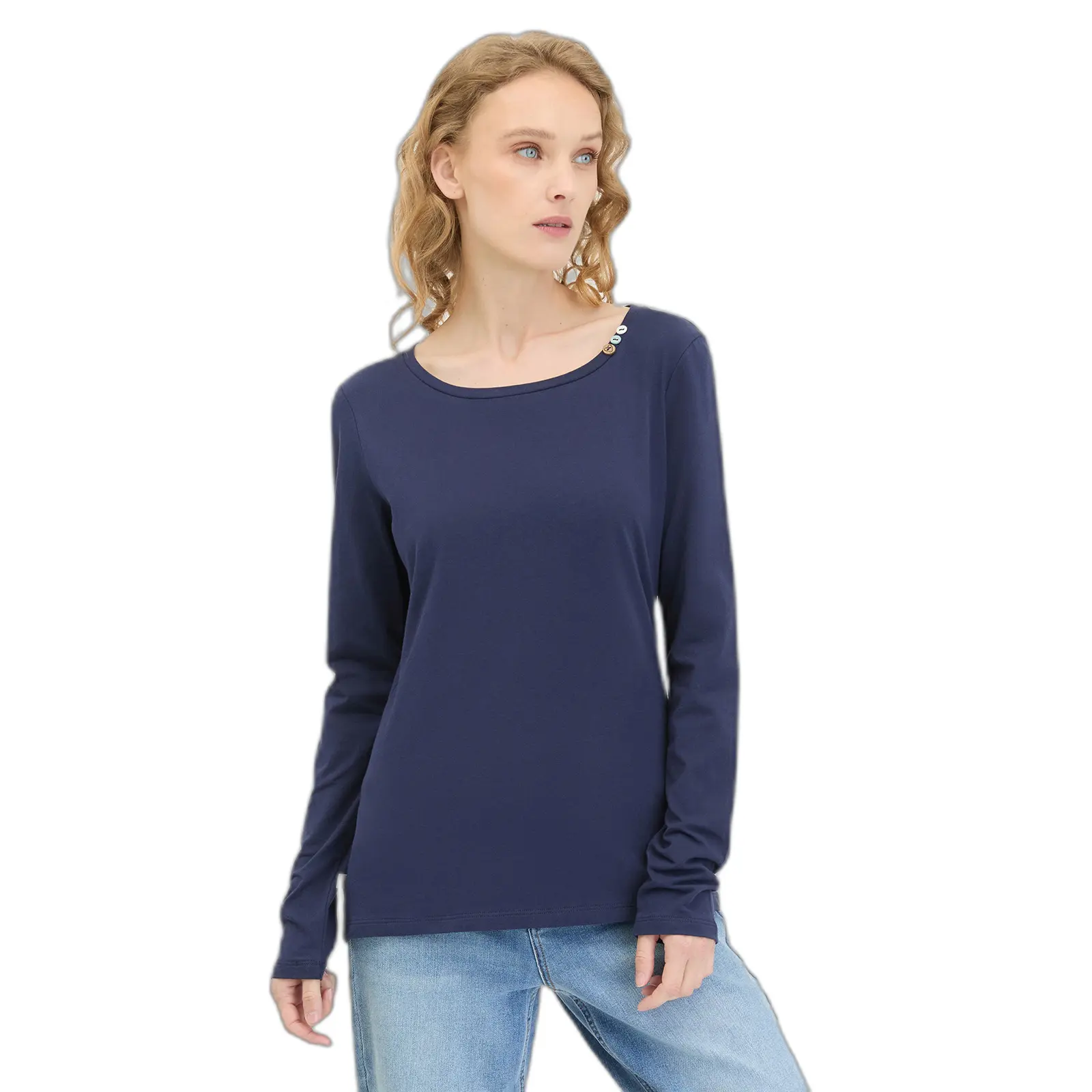 4252018565453 - T-shirt manches longues femme Fllorah Gots