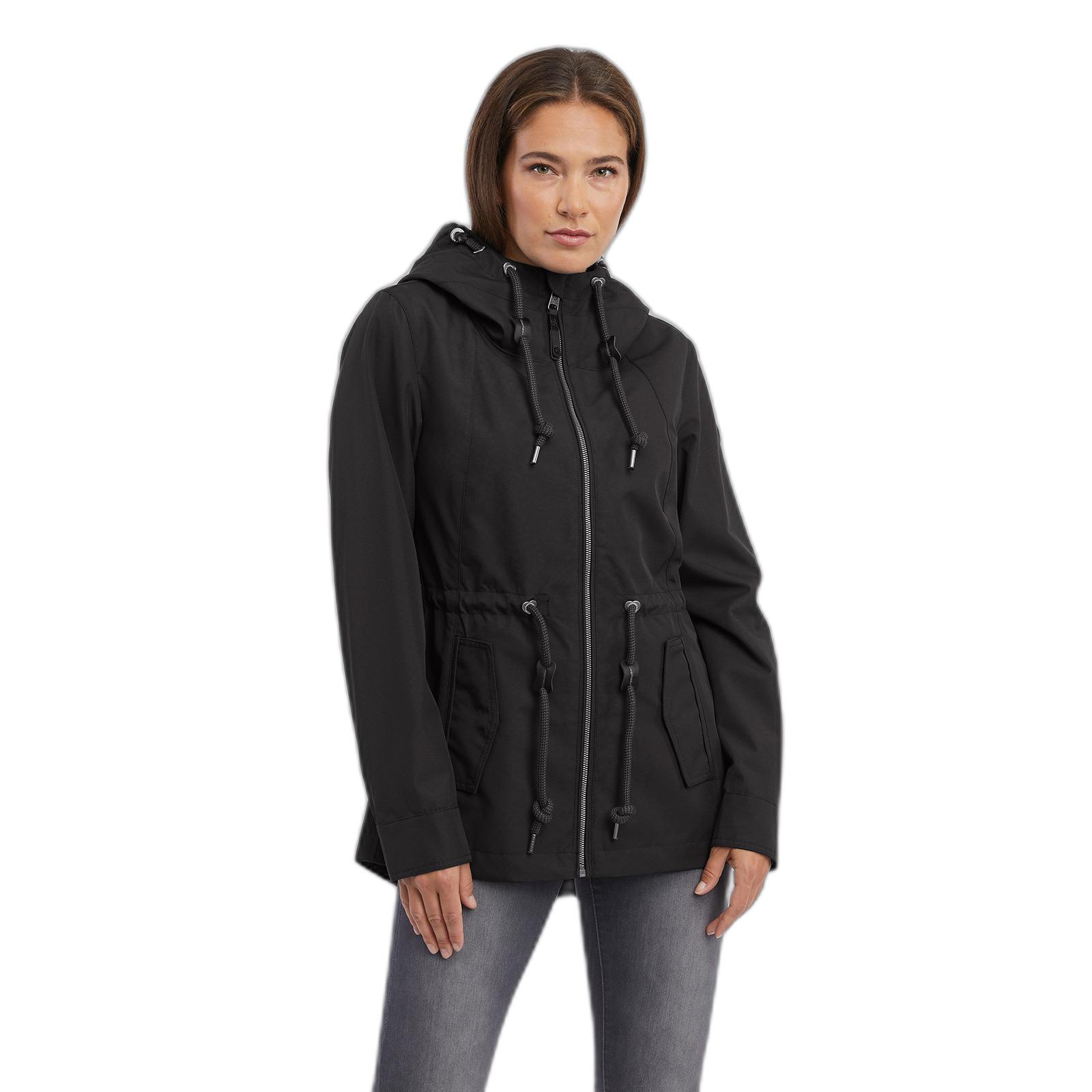 4252018600253 - Wasserdichte Full Zip Kapuzenjacke Damen Monadis