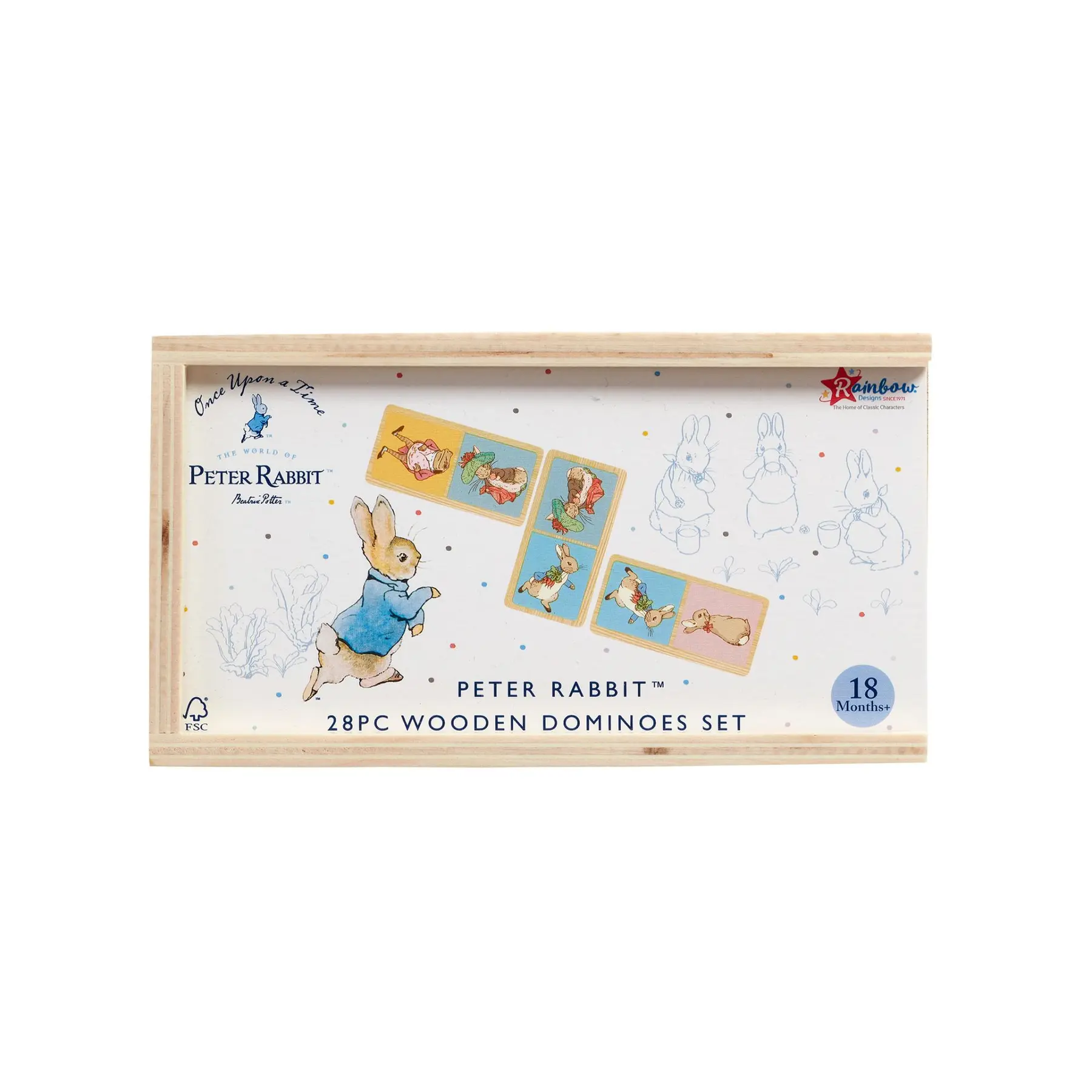 Jeux de société dominos Rainbow Designs Peter Rabbit