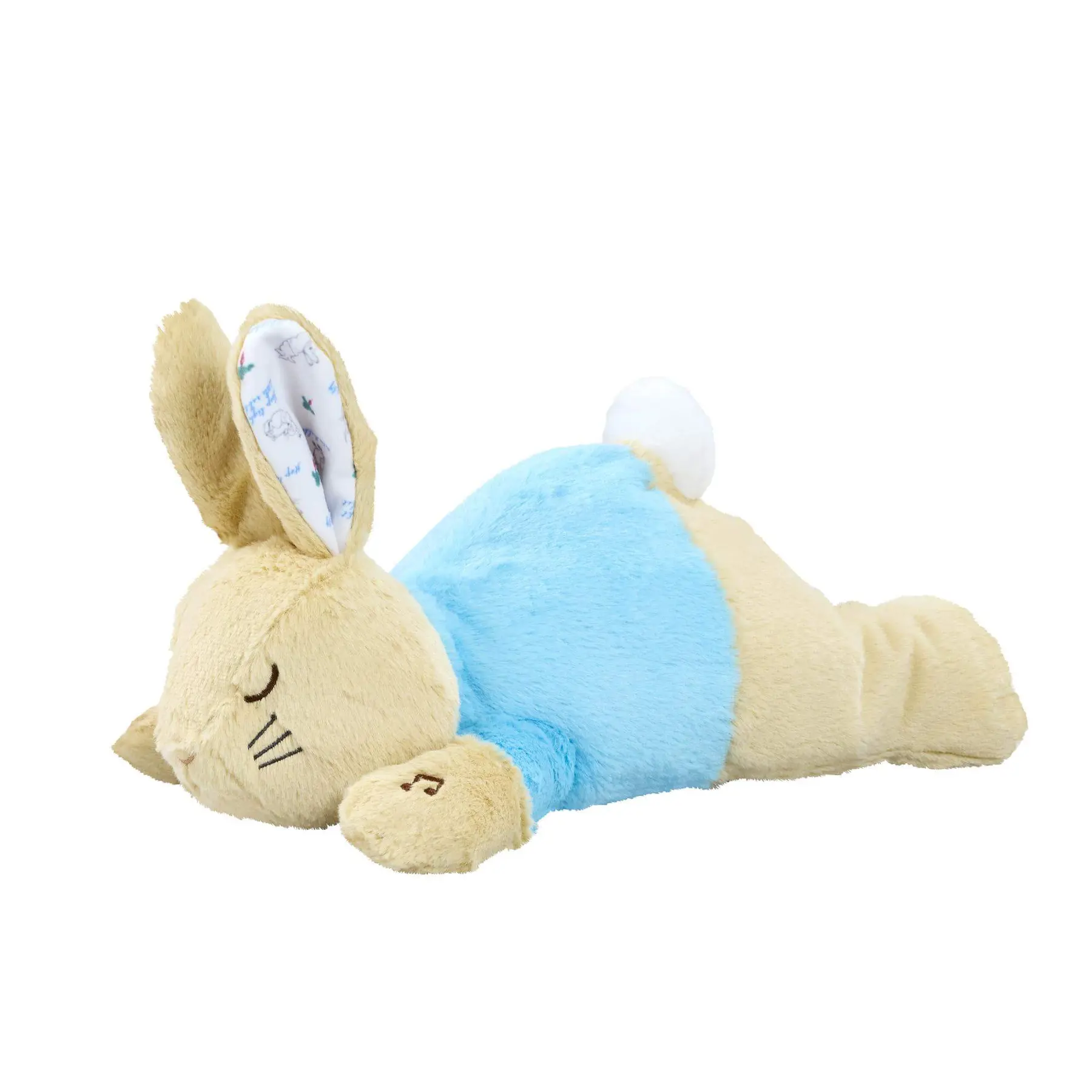 Pluche Rainbow Designs Lying Down Musical Peter Rabbit
