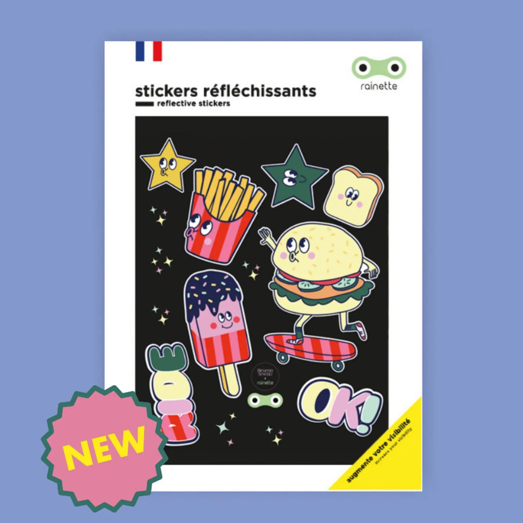 Image of Reflektierende Aufkleber Rainette Food