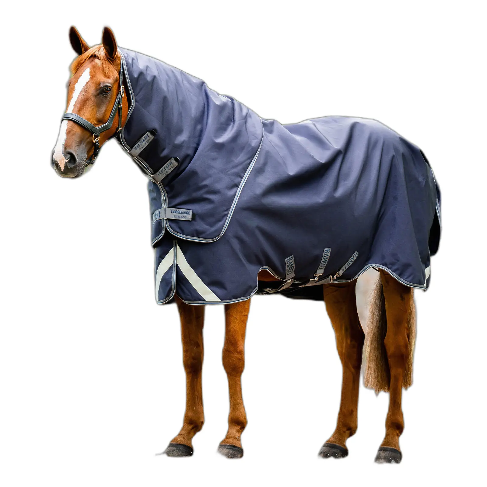 Couverture d'extérieur pour cheval Rambo Duo Ripstop Plus (100g + 100g + 200g)