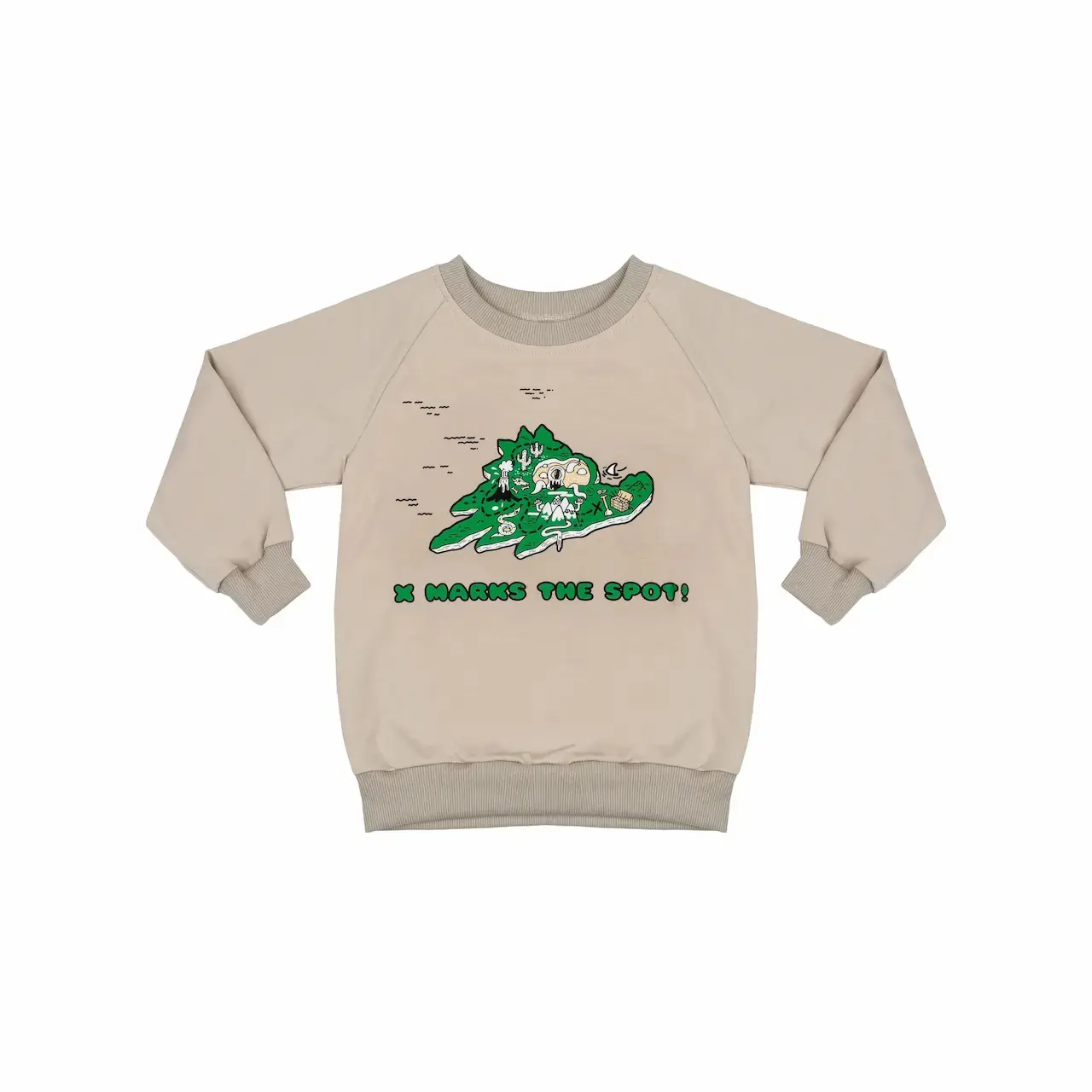 Raspberry Republic Girls Beige Sweatshirt