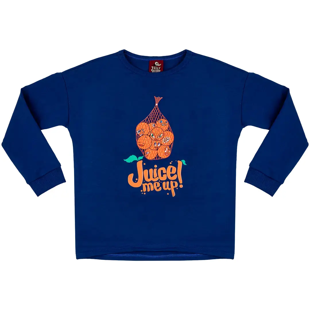 T-shirt manches longues bébé fille Raspberry Republic Juicy Orange