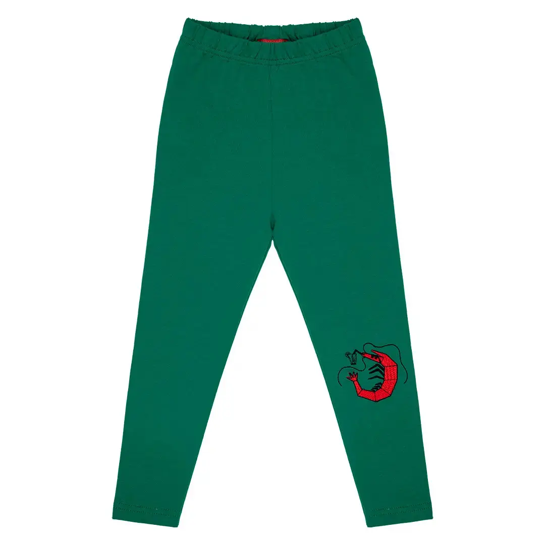 Geborduurde legging baby Raspberry Republic