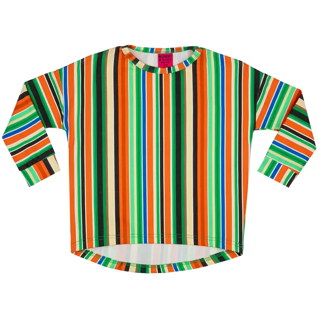 Image of Langarmshirt Raspberry Republic Folk Stripes