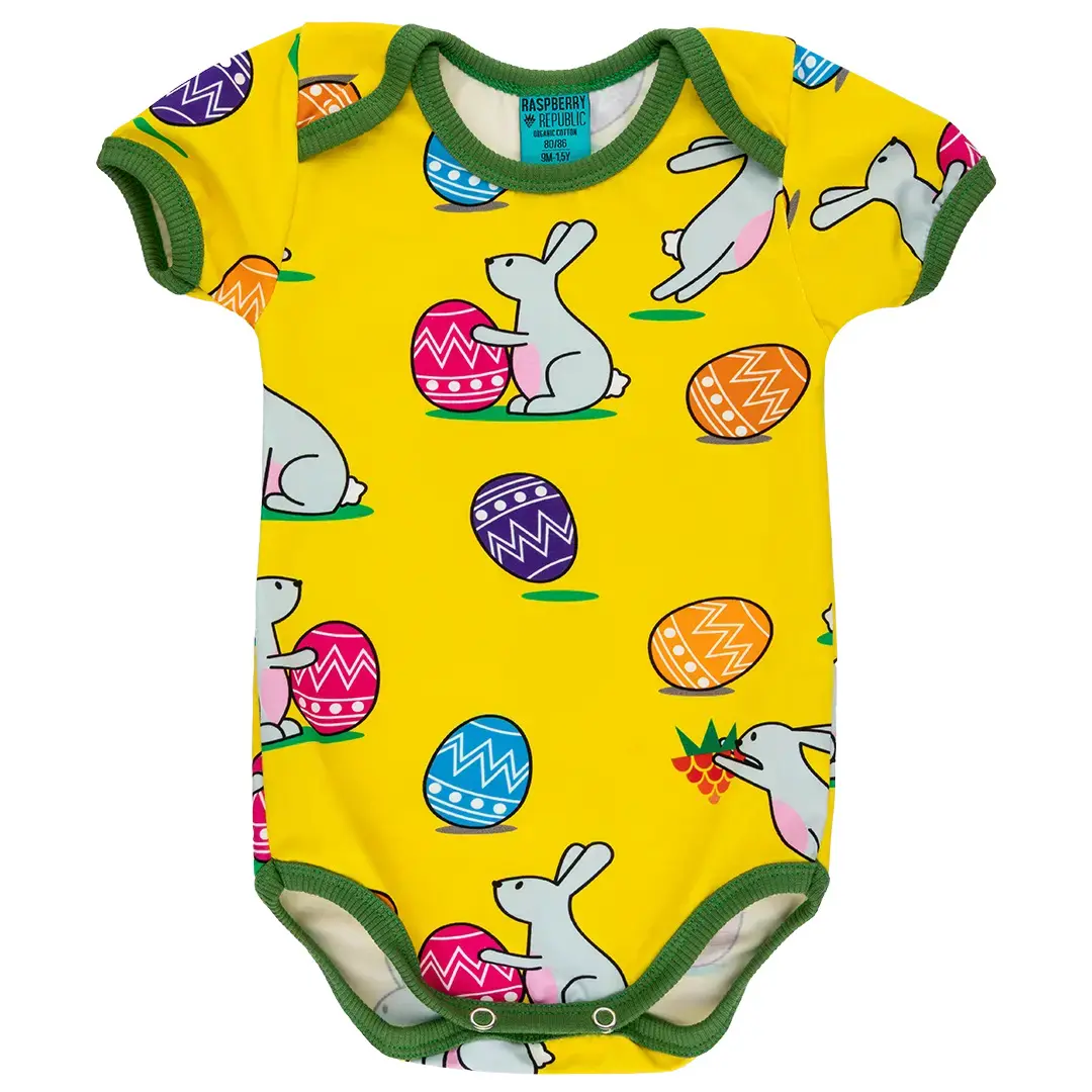 Raspberry Republic Unisex Infant Jaune Baby Bodysuit