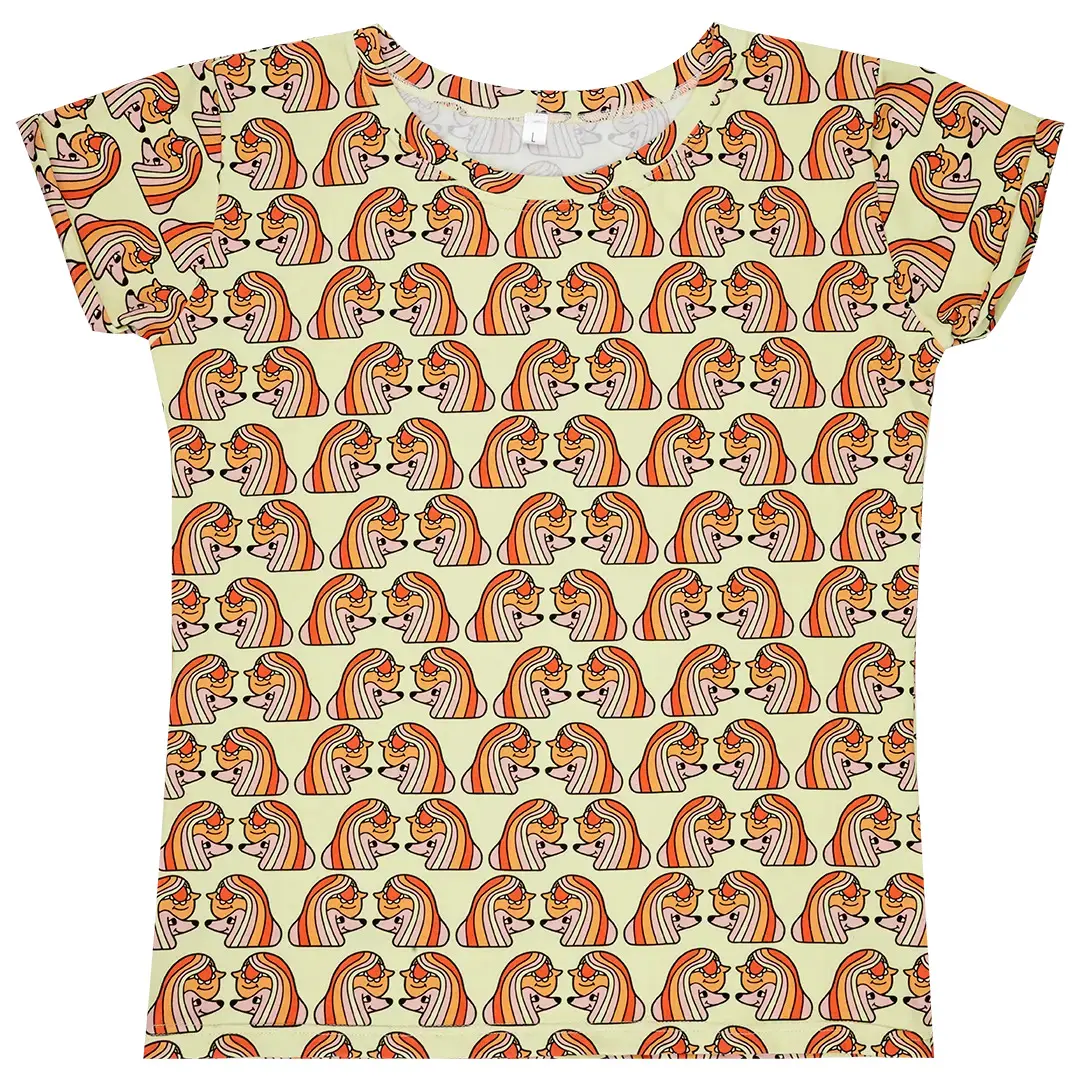 Image of Damen T-Shirt Raspberry Republic