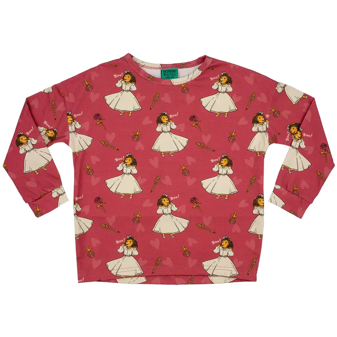 T-shirt met lange mouwen voor babymeisjes Raspberry Republic