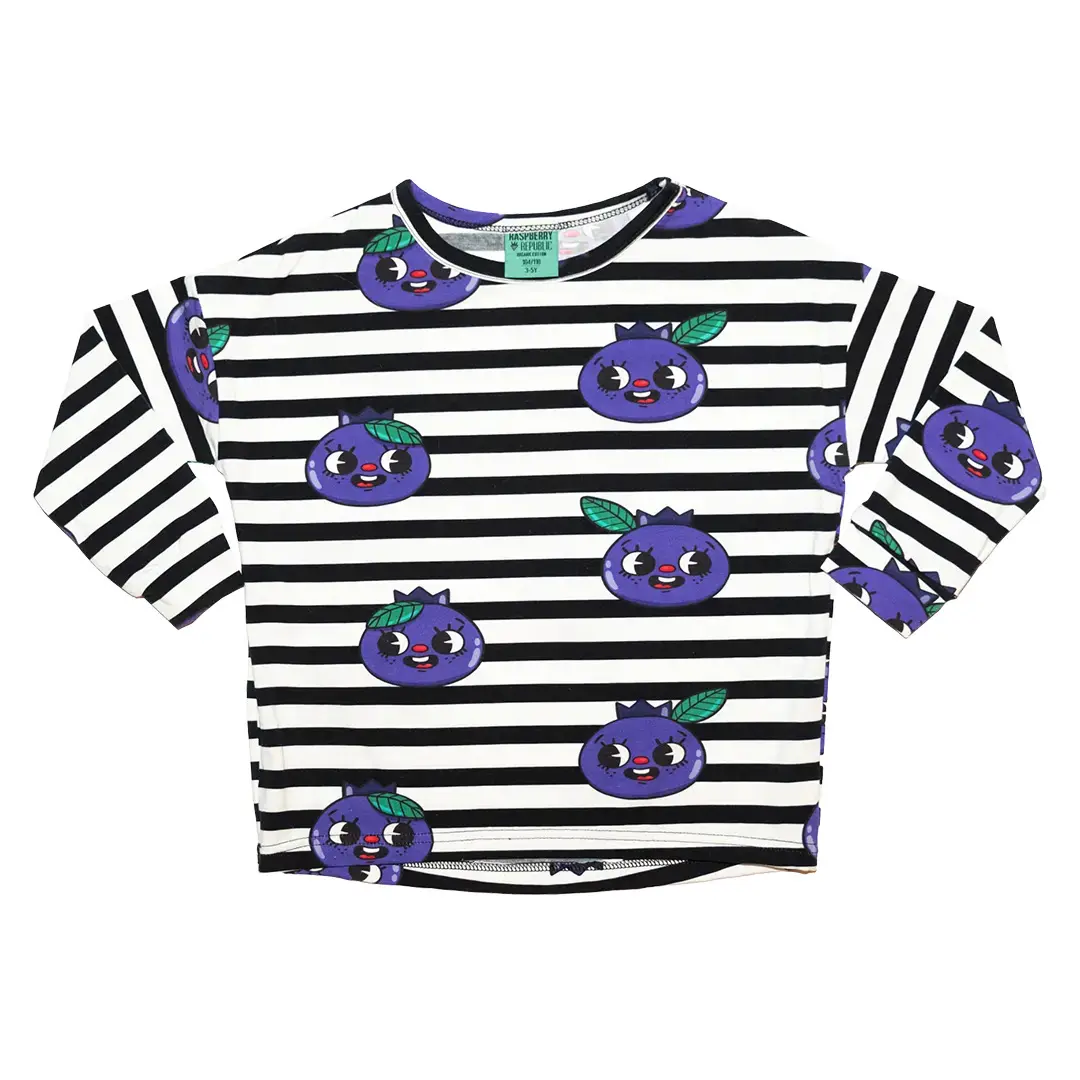 Langarmshirt Kind Raspberry Republic Blueberry Blast