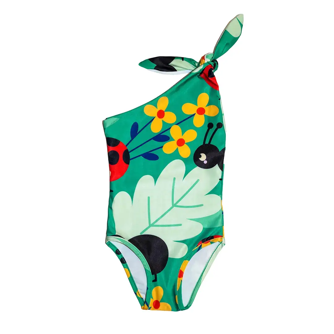 One-piece swimsuit for girls Raspberry Republic
