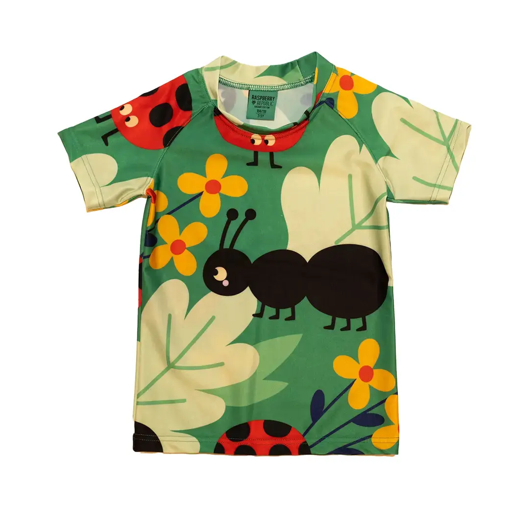 Children's bath T-shirt Raspberry Republic