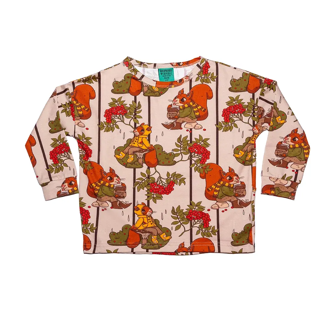 T-shirt manches longues fille Raspberry Republic