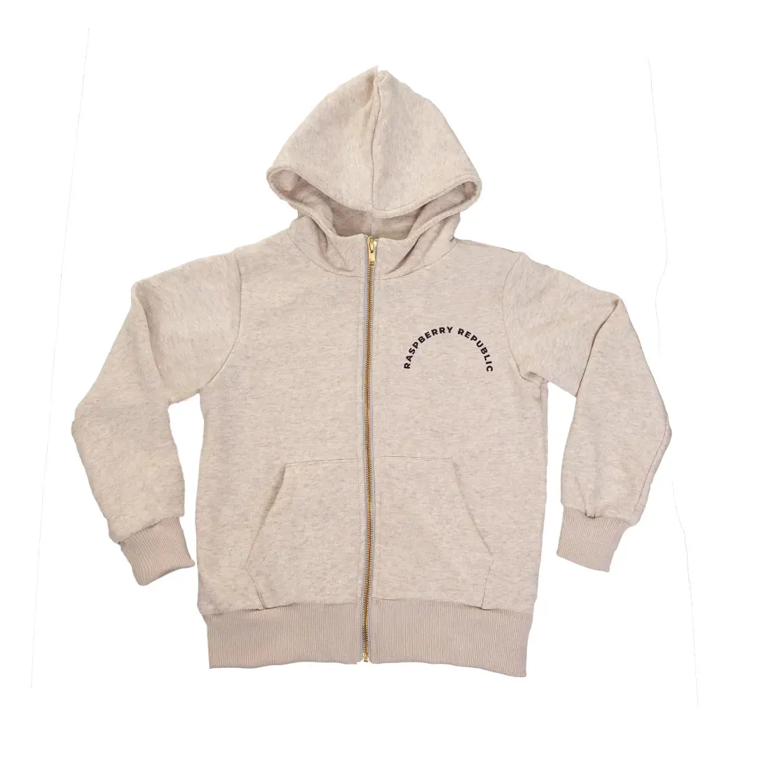Kinder Kapuzenpullover mit Reißverschluss Raspberry Republic