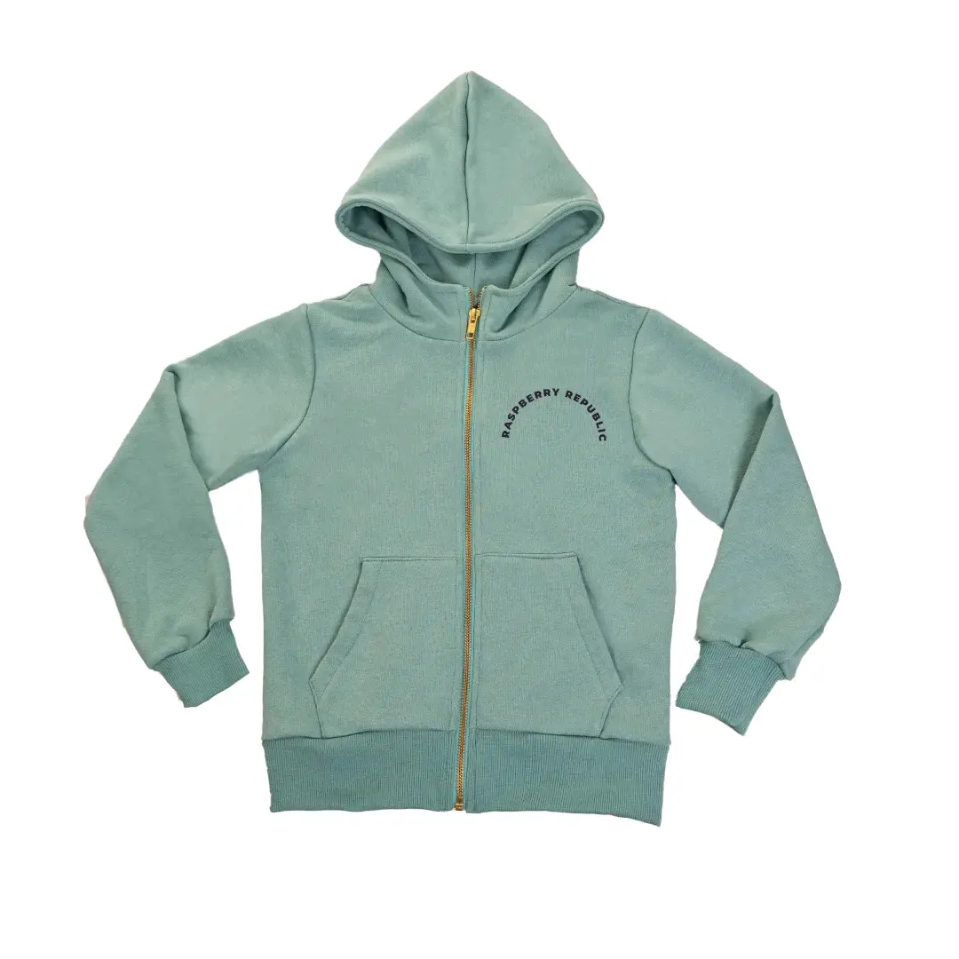 Kinder Kapuzenpullover mit Reißverschluss Raspberry Republic