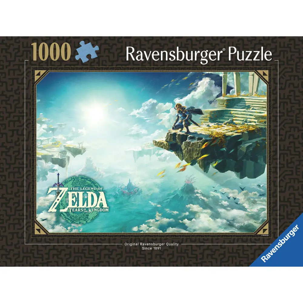 Puzzle mit 1000 Teilen Ravensburger The legend Of Zelda
