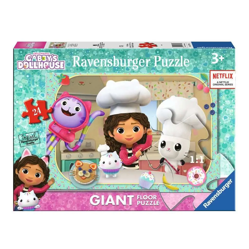 24-teiliges Puzzle -giant- Gabbys Küche / gabby's dollhouse Ravensburger