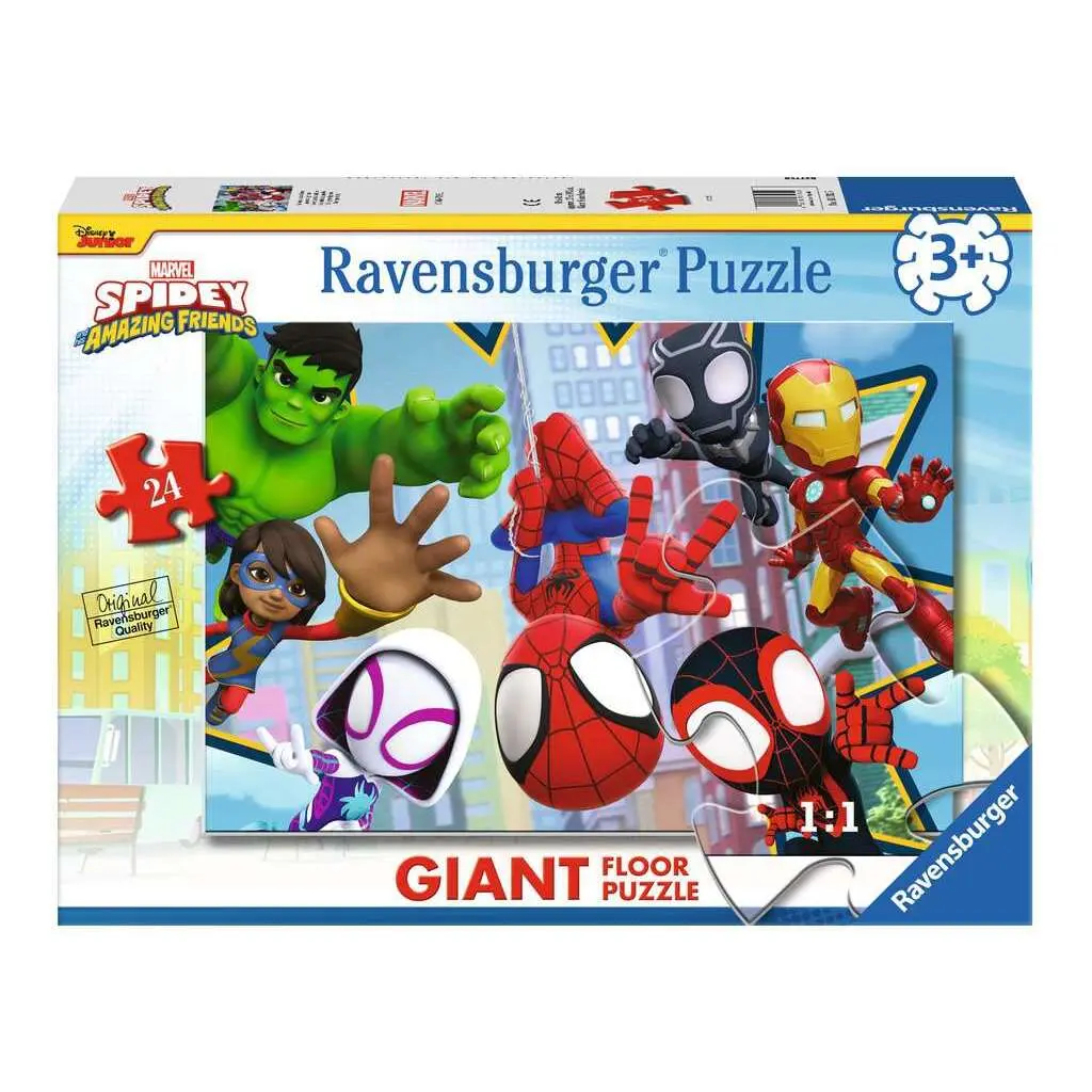 24-teiliges Puzzle -giant- ein fantastisches Team / spidey Ravensburger