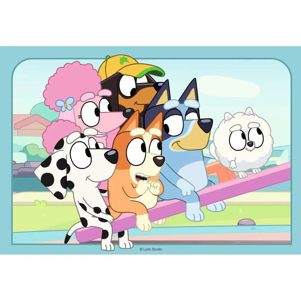 Puzzle mit 2x12 Teilen Spaß mit bluey Ravensburger