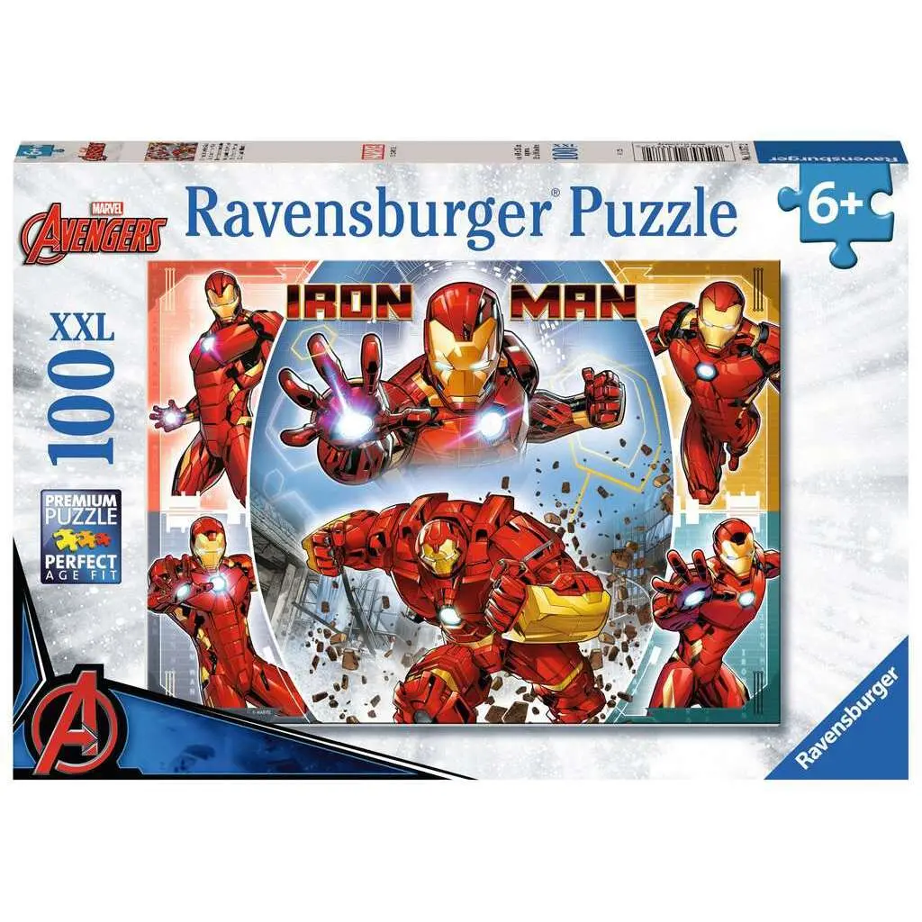 100-teiliges Puzzle - der mächtige iron man / marvel avengers Ravensburger