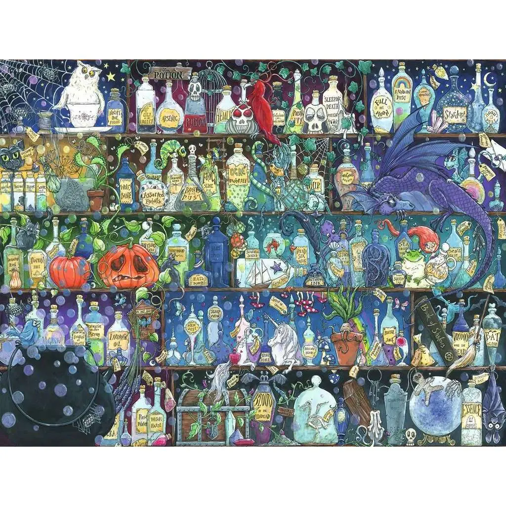 2000-teiliges Puzzle - Das Zaubertrankregal / zoe sandler Ravensburger
