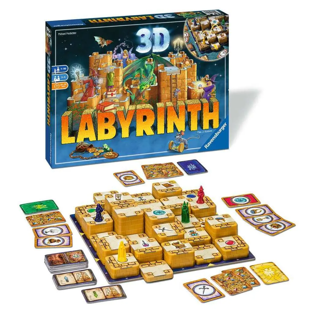 Brettspiele 3d labyrinth Ravensburger
