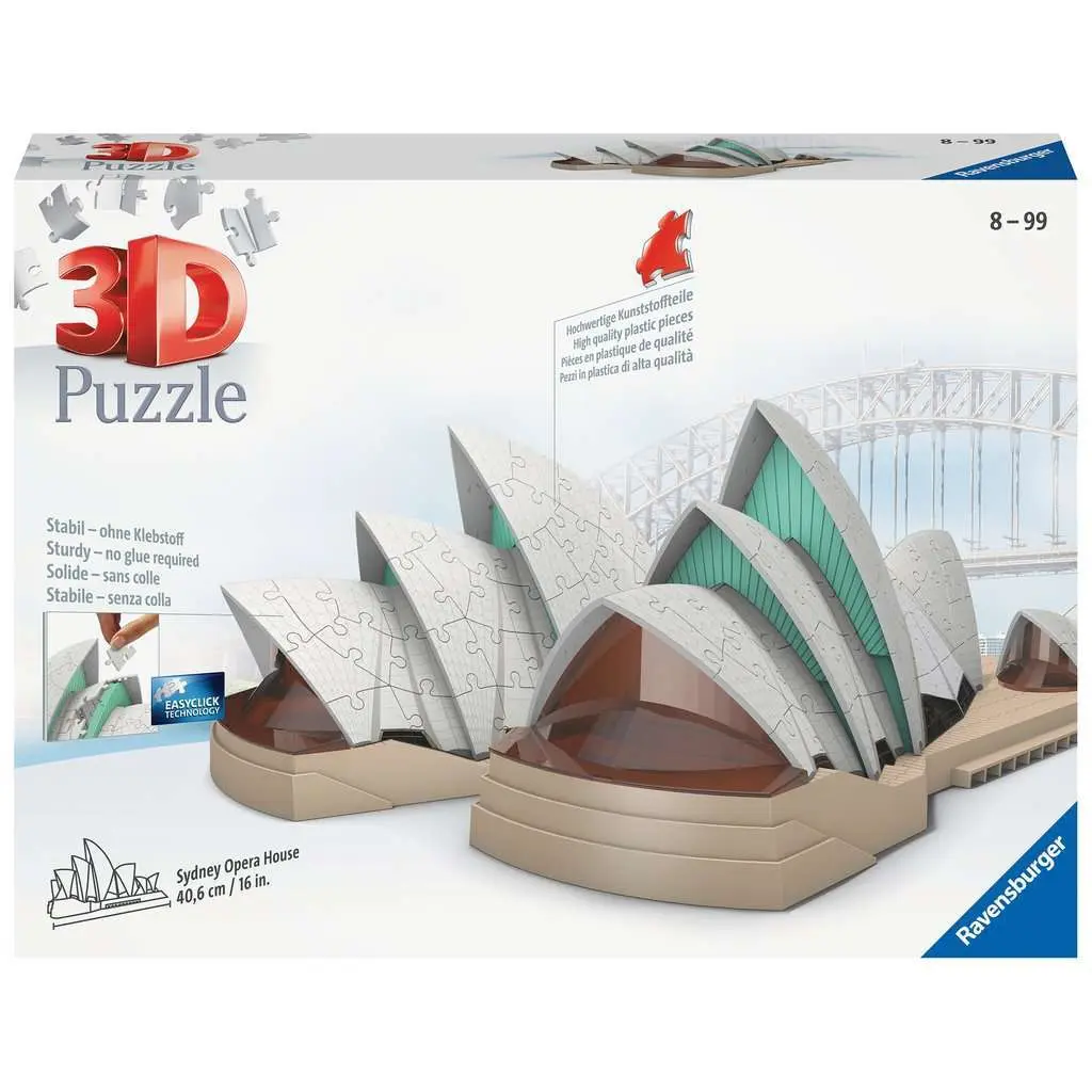 Puzzle 216 Teile 3d Oper von sydney Ravensburger