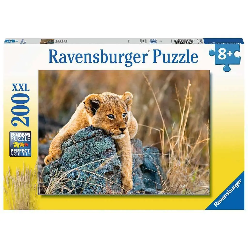 Puzzle mit 200 Teilen xxl das kleine Löwenbaby Ravensburger