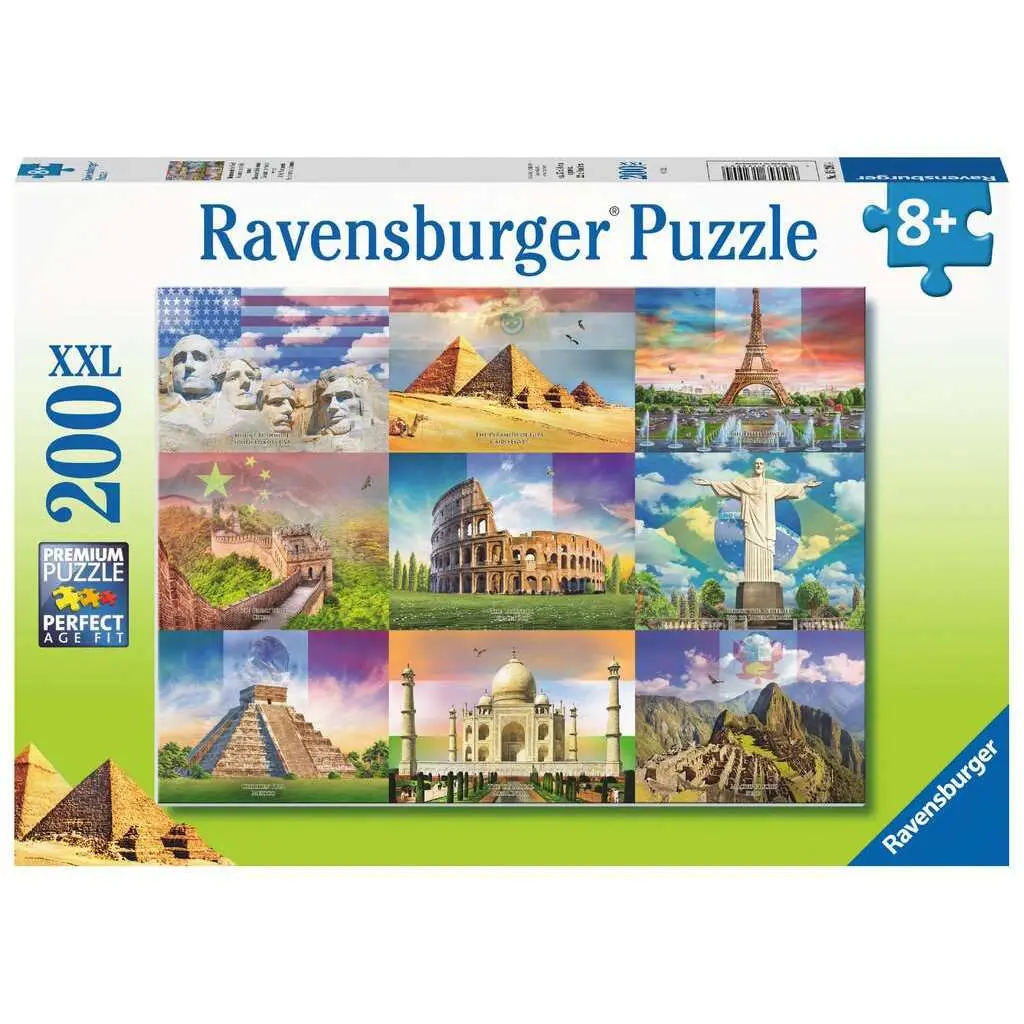 Puzzle 200 Teile xxl die Sehenswürdigkeiten der Welt Ravensburger