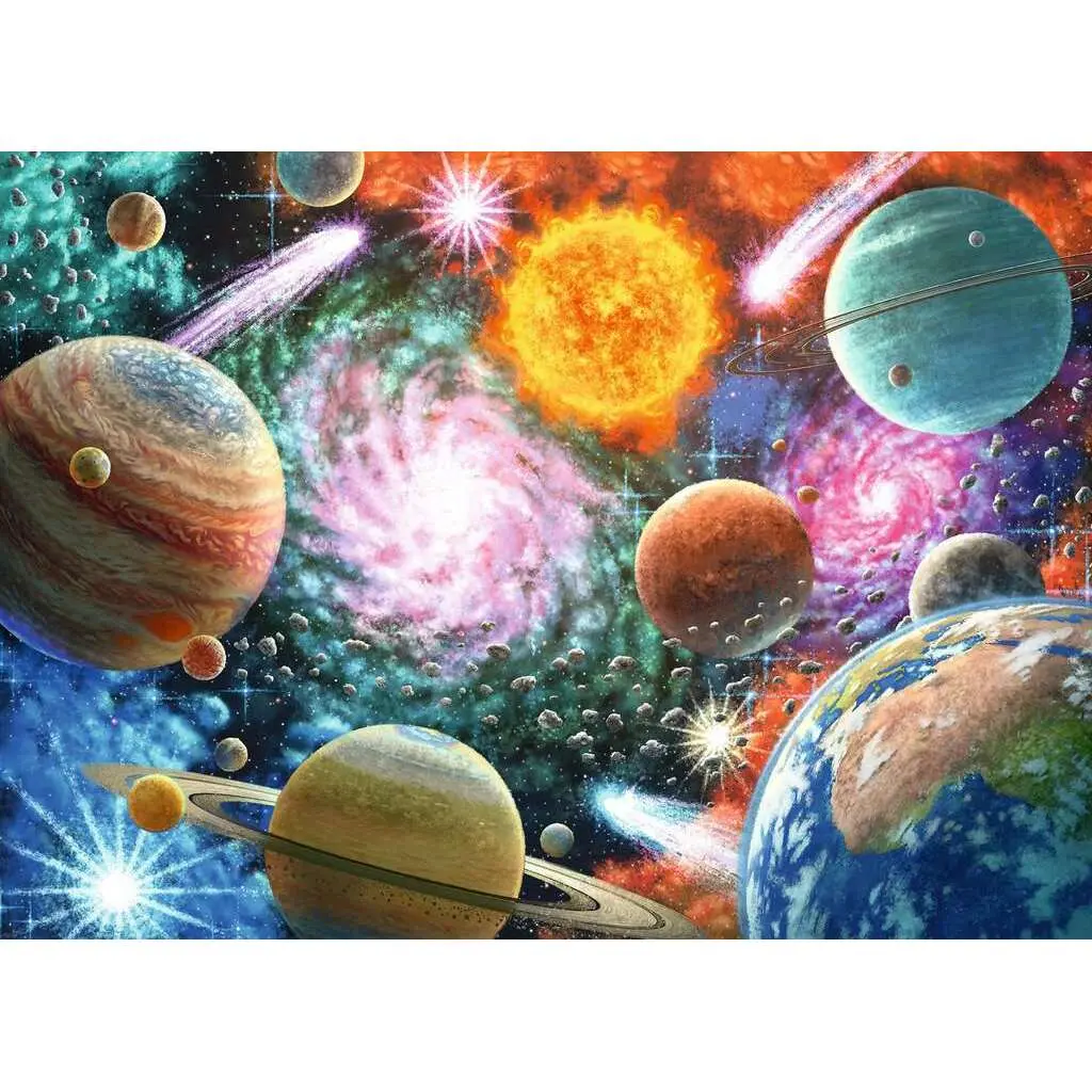 100-teiliges Puzzle xxl Sterne und Planeten Ravensburger