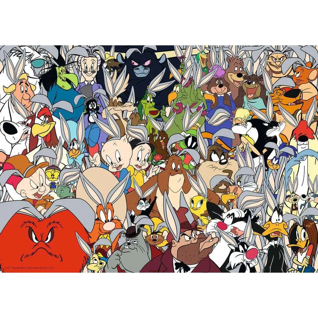 Puzzle mit 1000 Teilen looney tunes Ravensburger