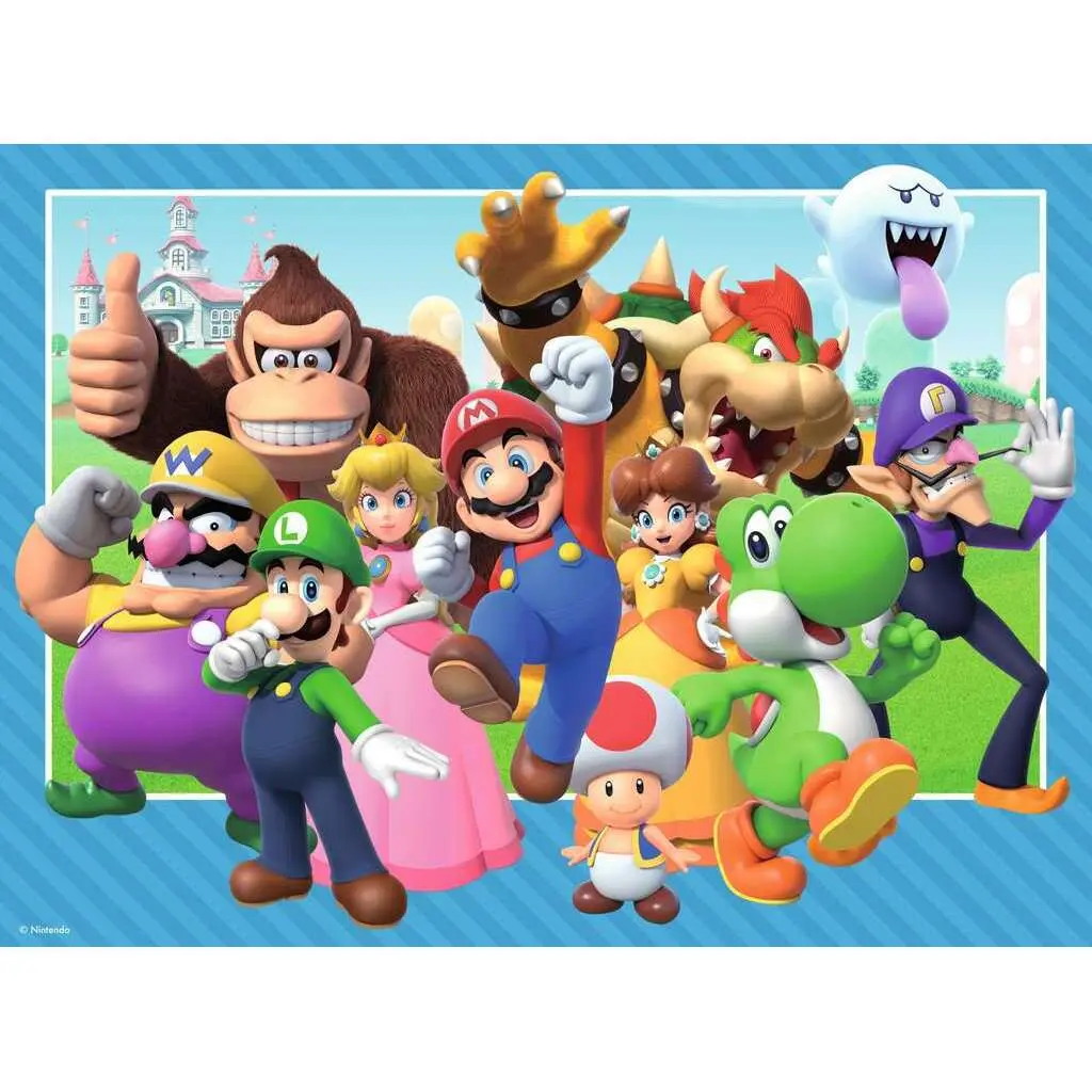 Puzzle mit 100 Teilen - let's- a- go! / super mario Ravensburger