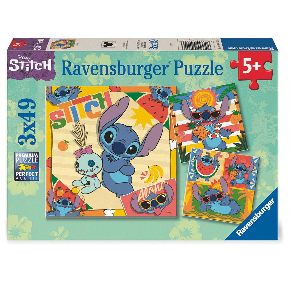 4005555041146 - 39-teiliges Puzzle Disney Stitch (x3)