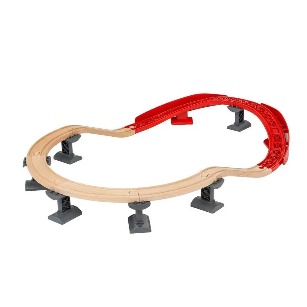 BRIO World 33995 Schienenpaket Berg und Tal - 16-teiliges Schienenpaket mit... - Image 15