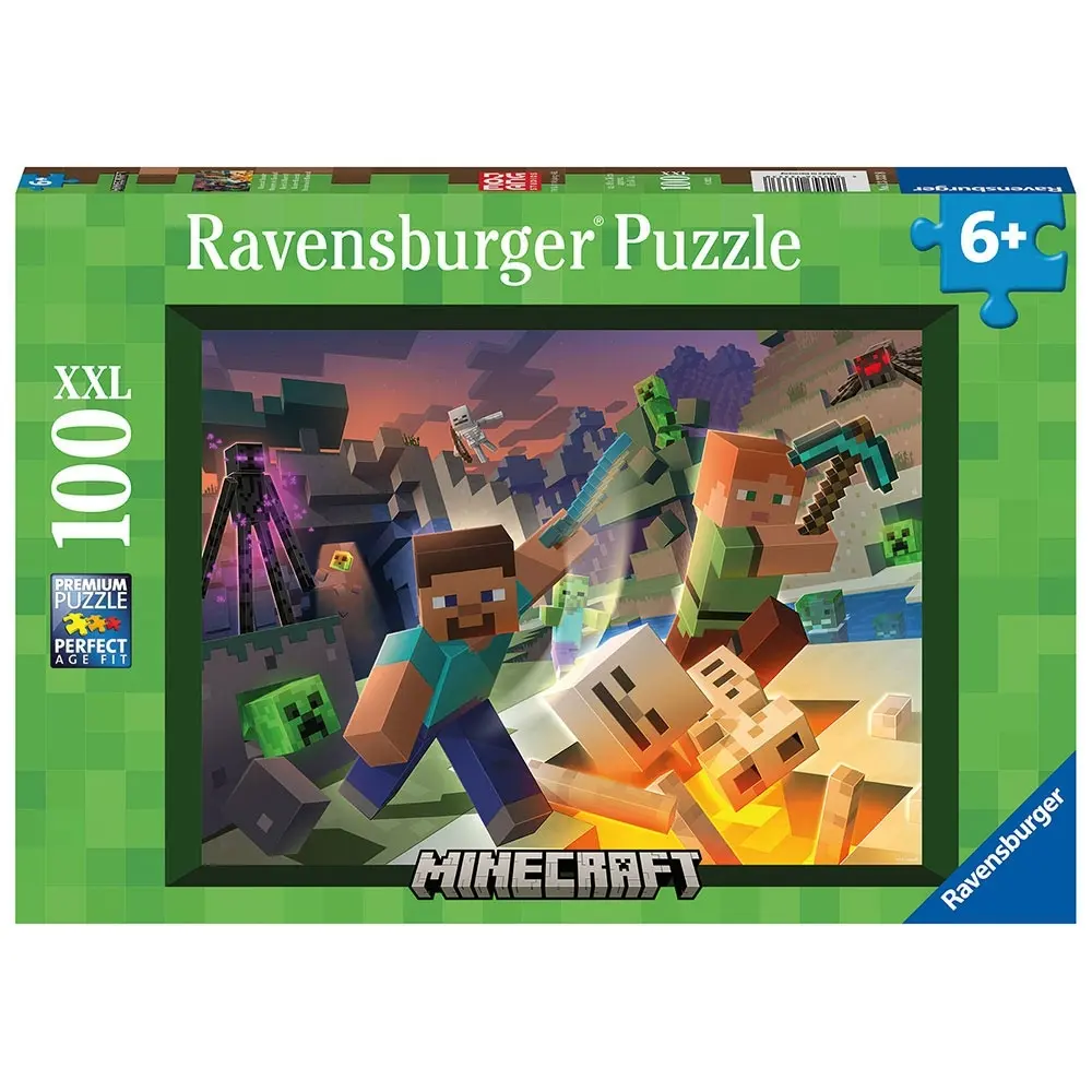 Puzzle mit 100 Teilen Ravensburger Minecraft
