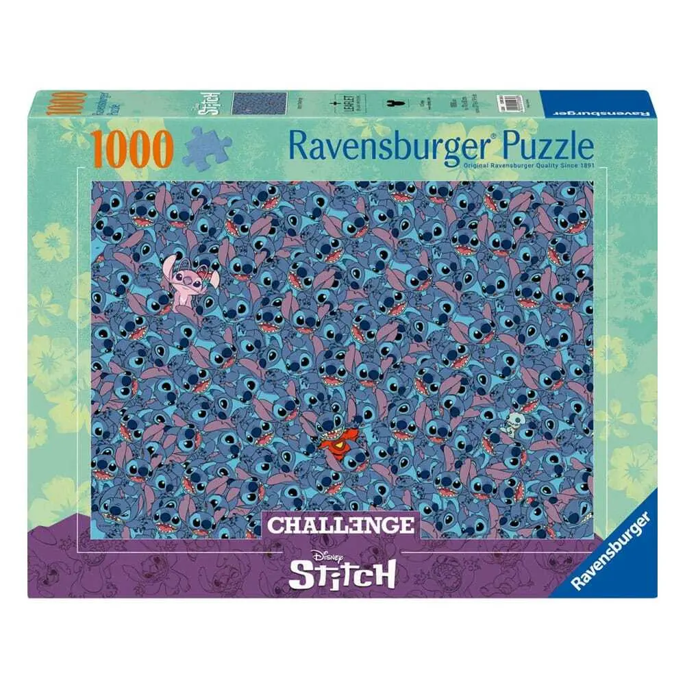 Puzzle mit 1000 Teilen Ravensburger Disney - Challenge Stitch