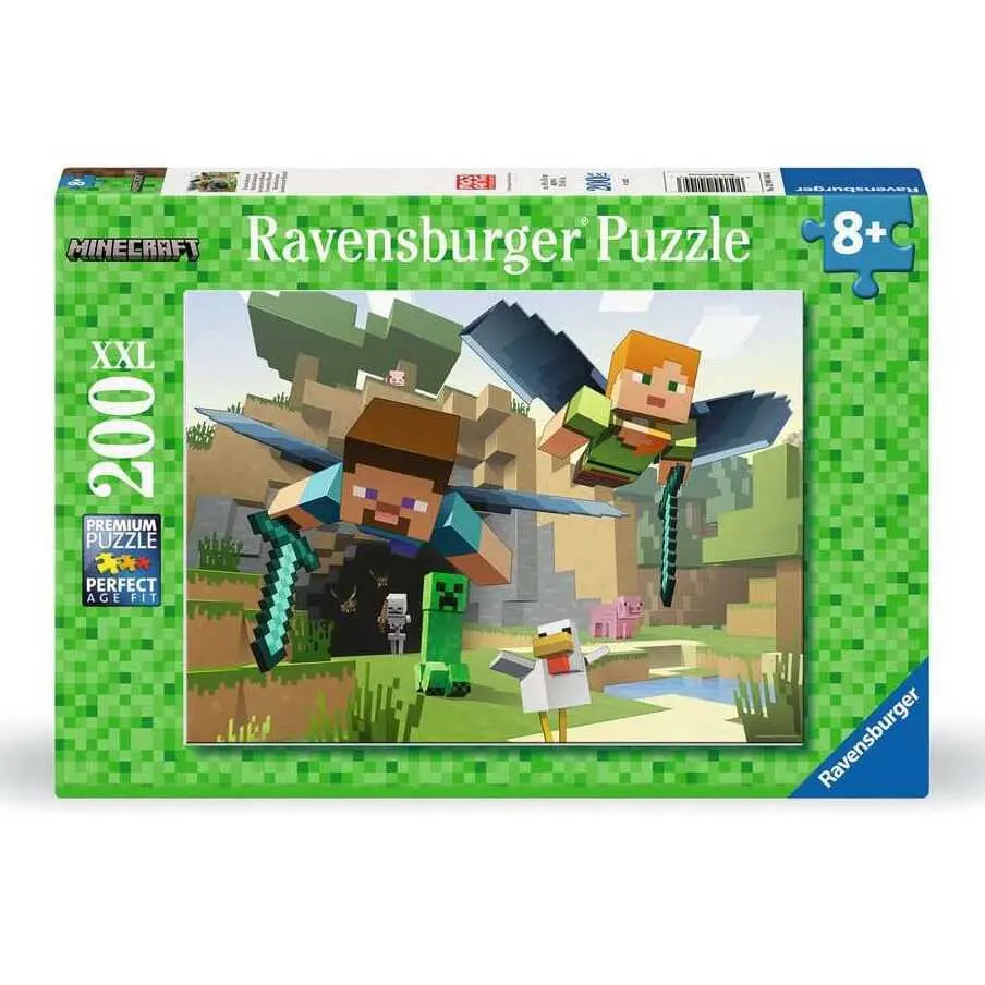 Puzzle mit 200 Teilen Ravensburger Minecraft - pour enfants XXL Animal Adventures