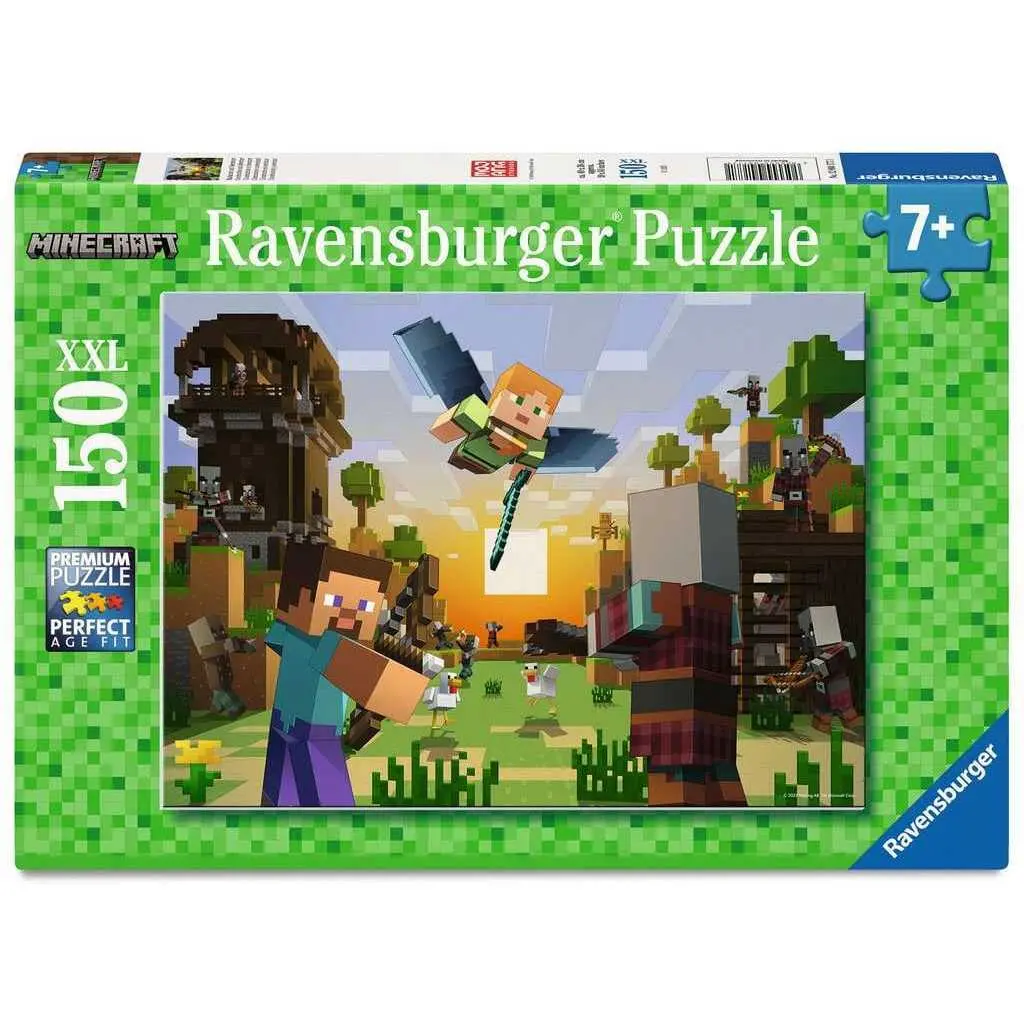 Puzzle mit 150 Teilen Ravensburger Minecraft - pour enfants XXL Building an Adventure