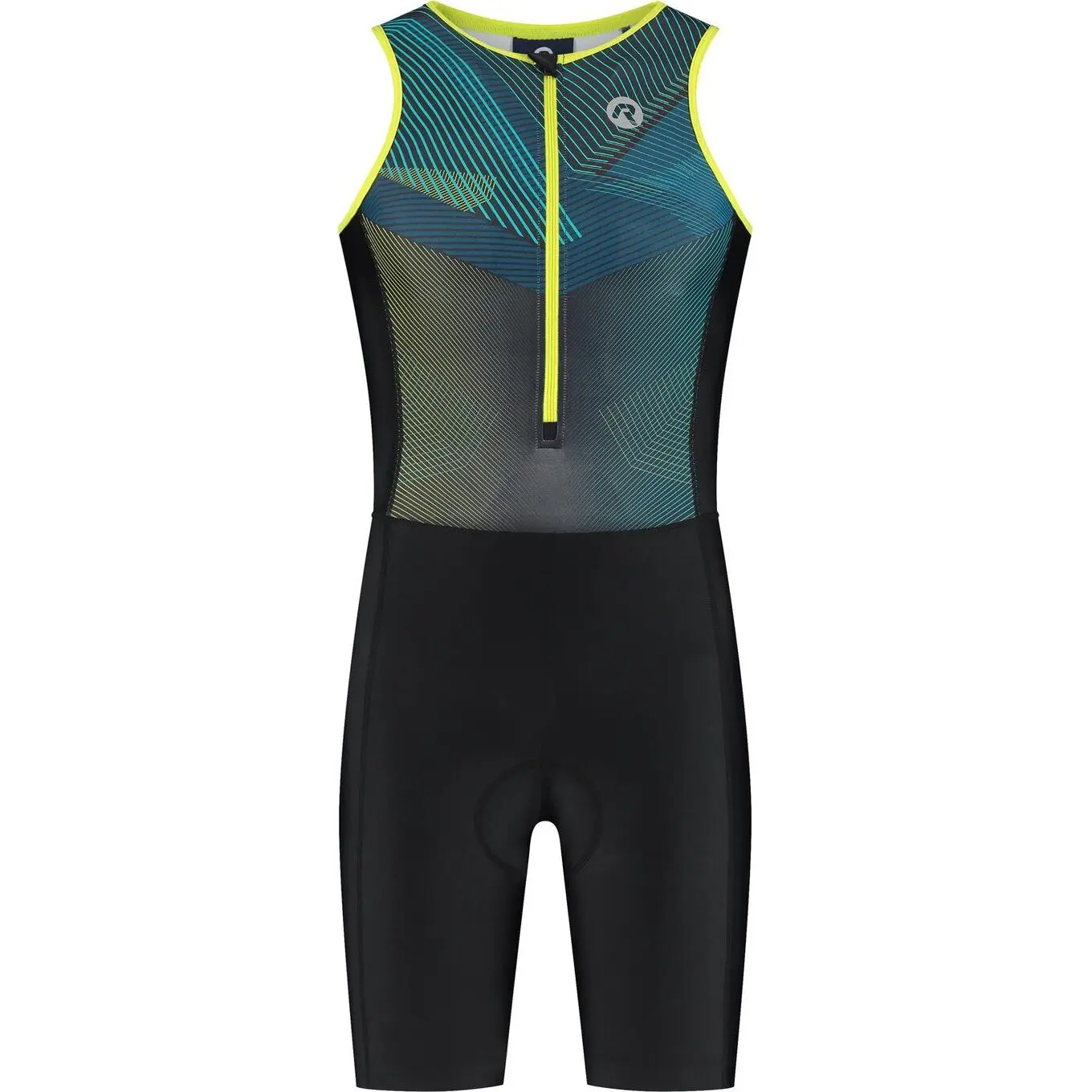 Rogelli Unisex Noir Short Triathlon Suit Florida Graphic