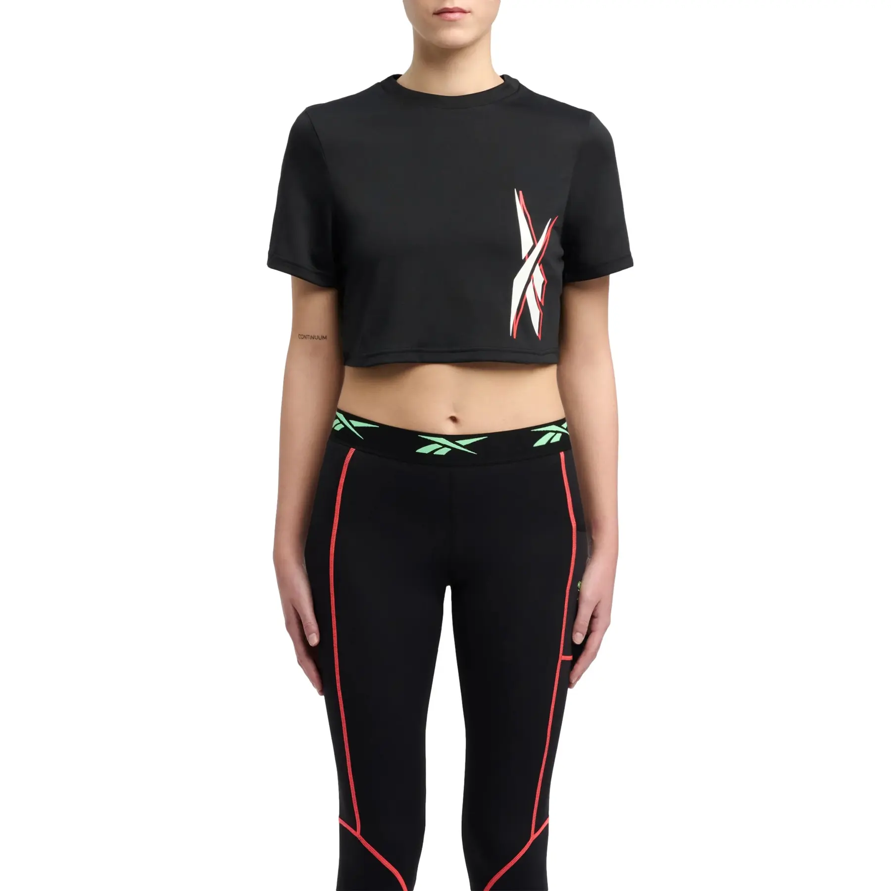 Damen T-Shirt Reebok Sloan Core Crop Top