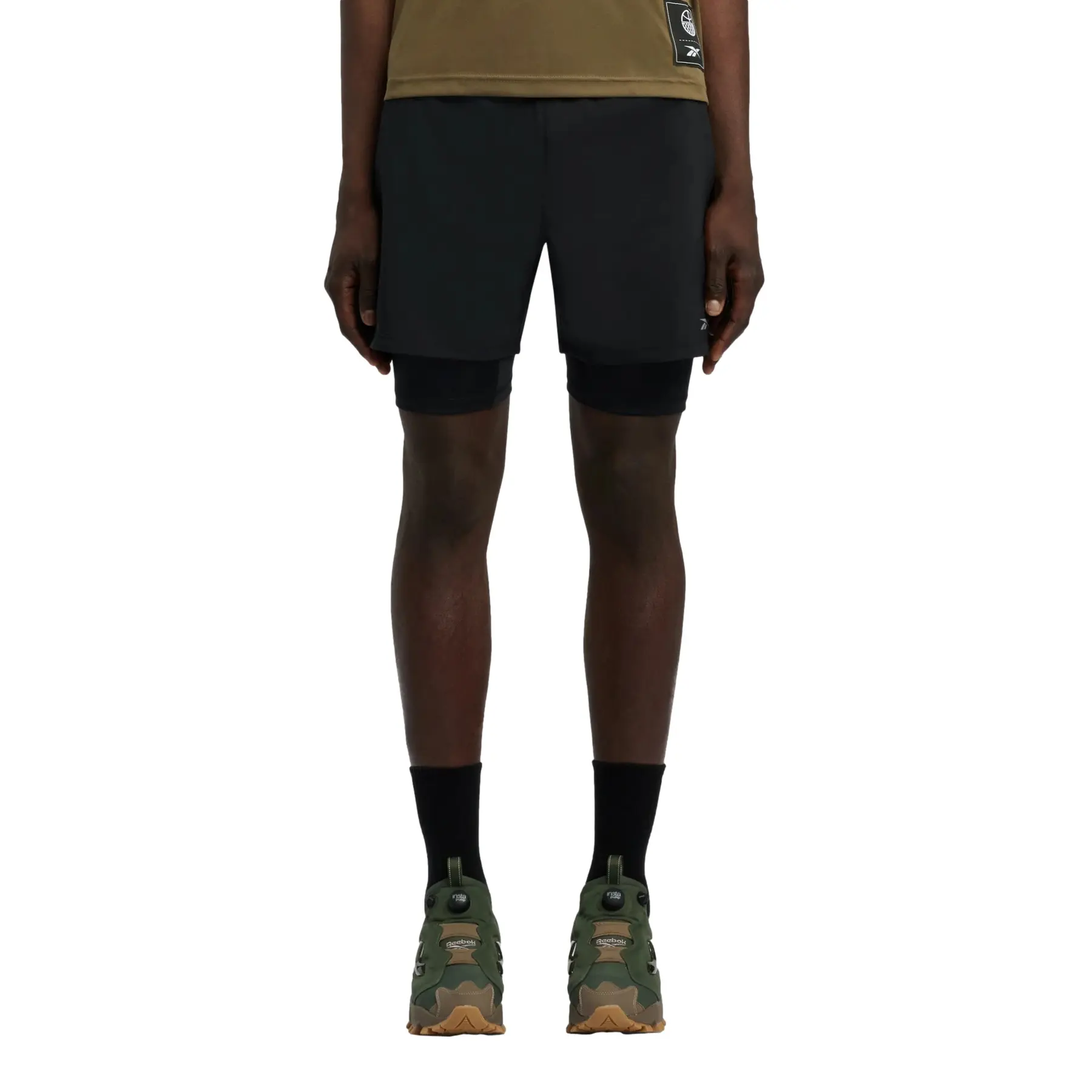 Reebok Men's Noir 2 In 1 Shorts