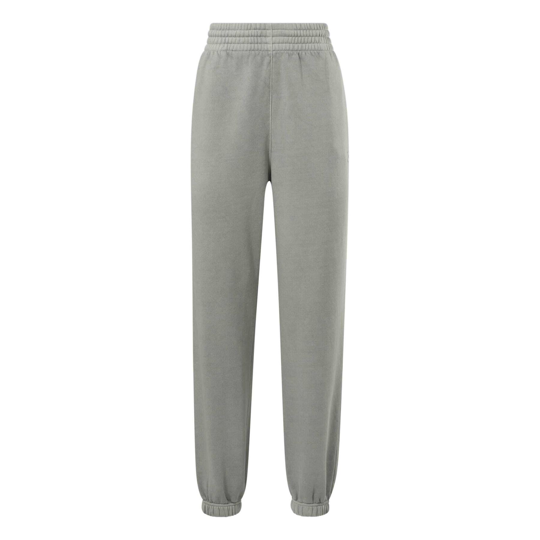Pantaloni da jogging in pile tinta naturale donna