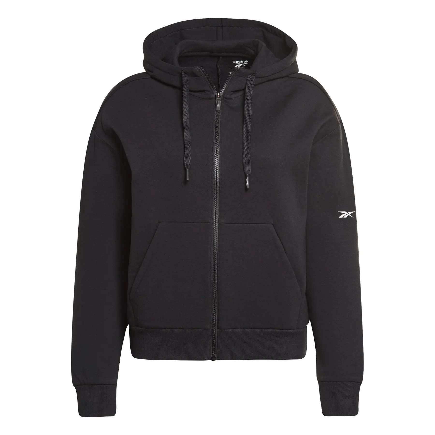Sweatshirt zippé en coton Damen Reebok DreamBlend